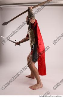MARCUS STANDING POSE WITH SWORD AND SPEAR